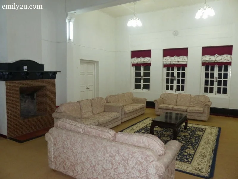 4. living room on the upper floor - note the fireplace