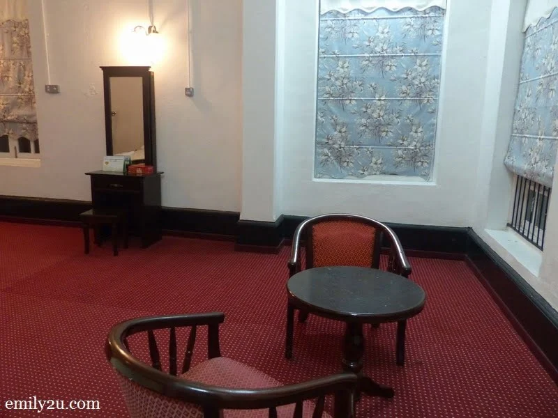 6. cosy corner of my suite including dressing table on the other left