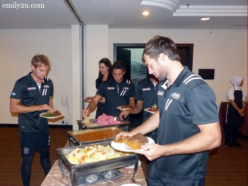 7. dinner is served