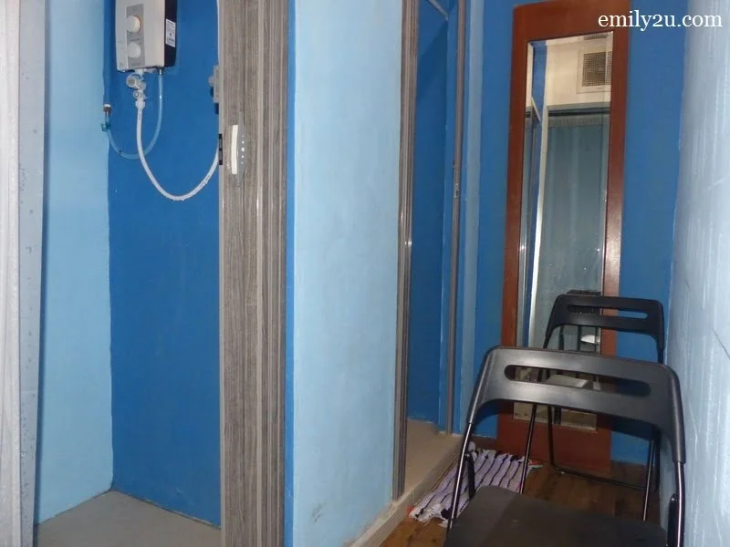 9. two shower stalls