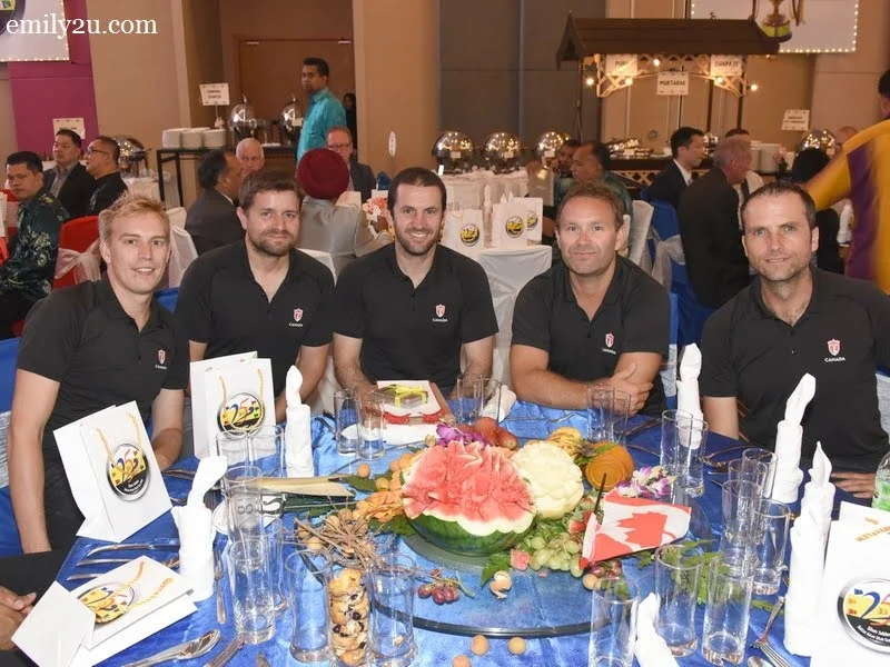 9. some members of Team Canada
