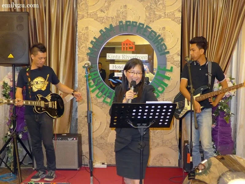 1. Kinta Riverfront Hotel Senior Sales & Marketing Manager Maggie Liew in her opening speech