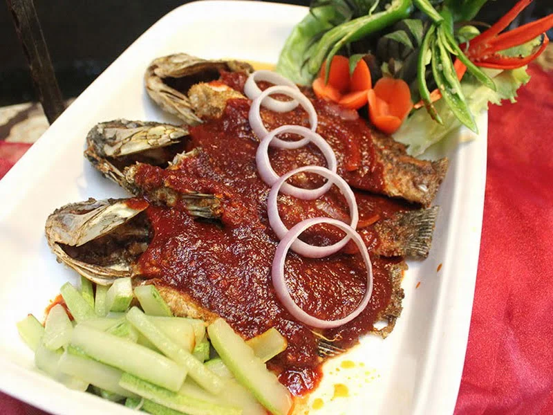 3. Ikan Talapia Masak Taucu