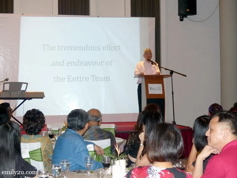 1. The Haven CEO Mr Peter Chan's birthday celebration-cum-thanksgiving