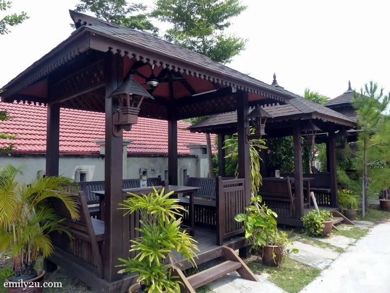 13. a couple of gazebos for families
