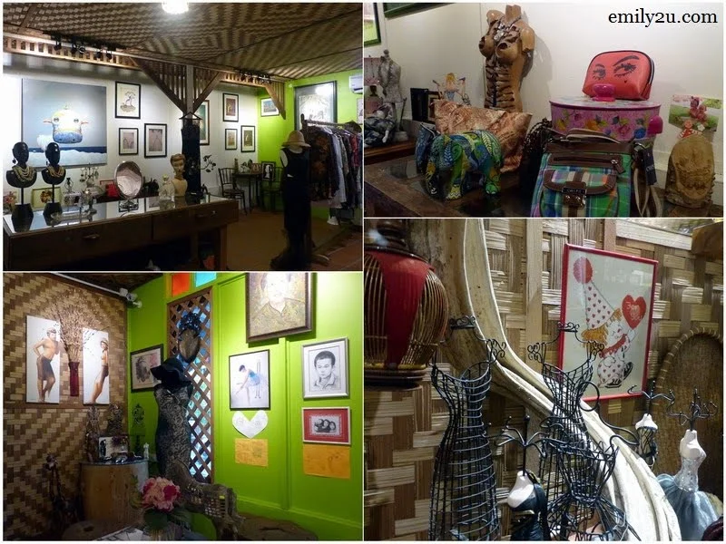 5. a knick-knack gallery where items picked up from overseas are sold