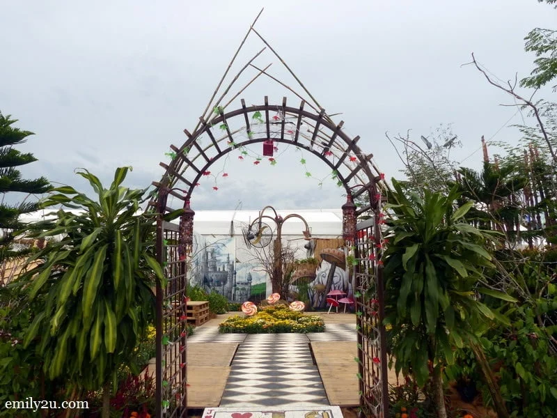 5. Alice in Wonderland Garden