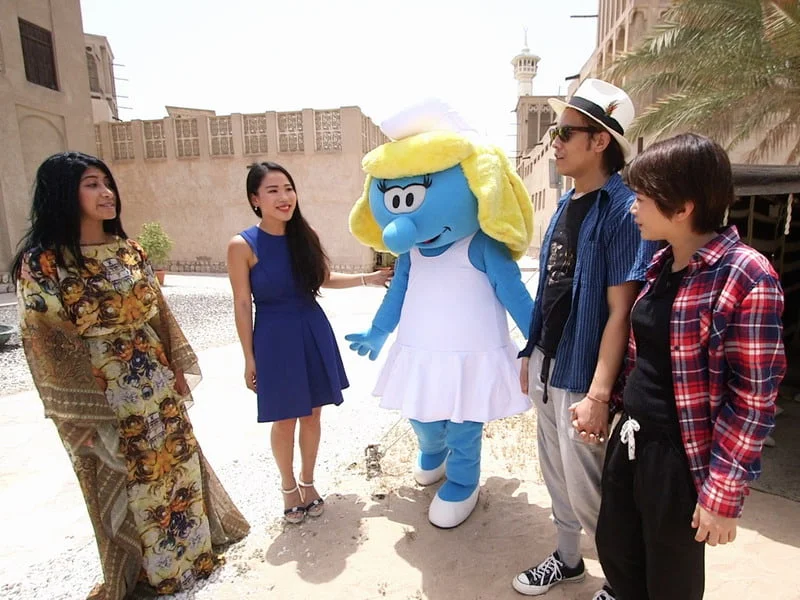 5. with Smurfette