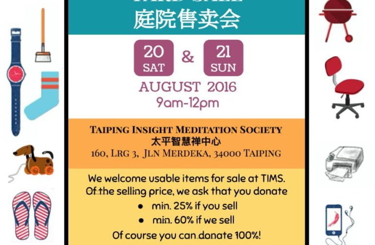 Announcement: TIMS Yard Sale