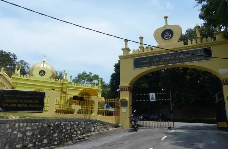 The Royal Mausoleum of Almarhum Sultan Abdul Samad on Jugra Hill