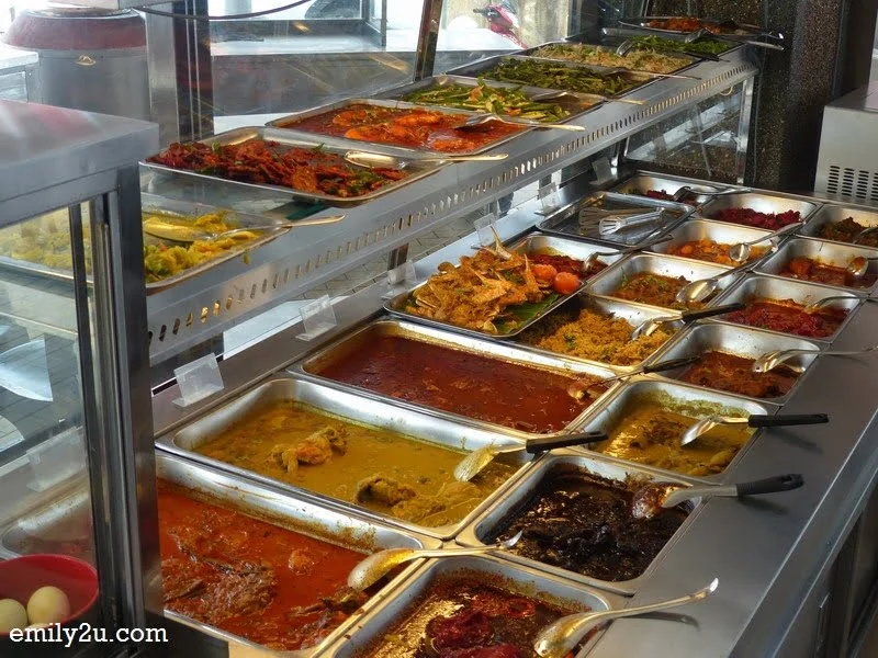 2. part of the huge variety of dishes to choose from, spicy and non-spicy