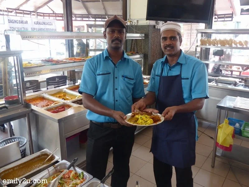 4. these two friendly servers are very happy to help me choose what to have for lunch