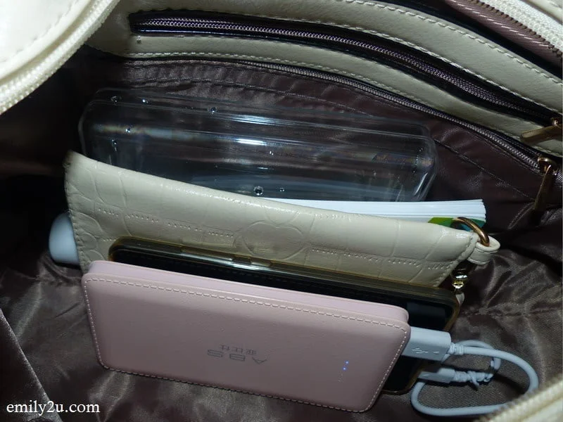 5. in my handbag
