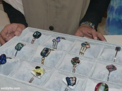 2. Kacha glass rings by Shareena Shahridan
