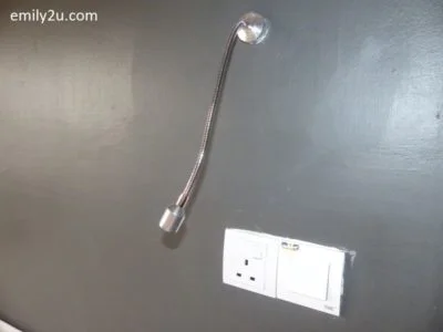 10. power point + reading lamp per bed