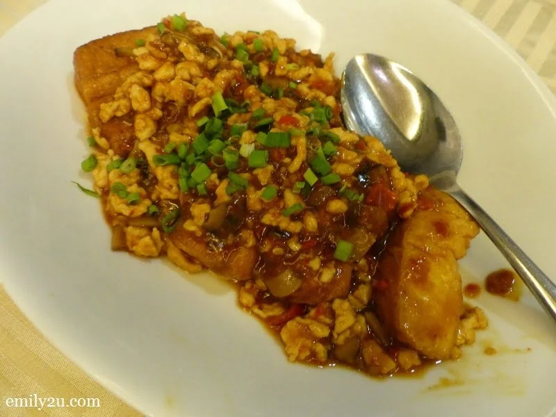 2. Bean Curd with Szechuan Sauce