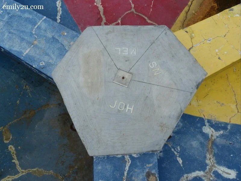 3. the point where three states meet: Melaka, Negeri Sembilan & Johor
