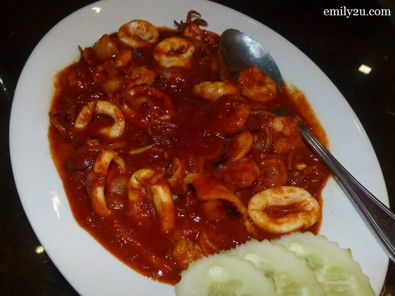 4. sambal udang sotong