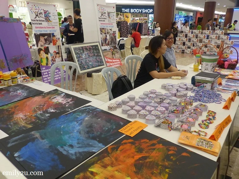 8. the sales booth of Hope For Autism Society