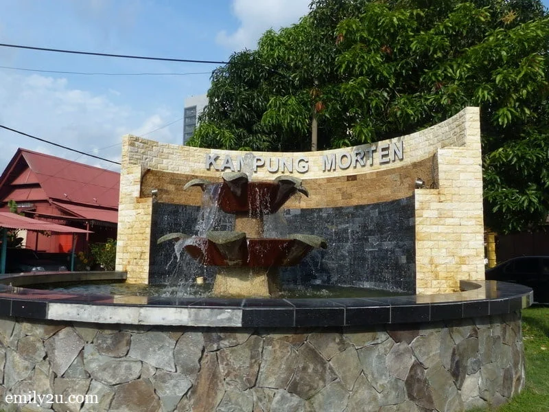 8. a landmark of Kampung Morten in Melaka