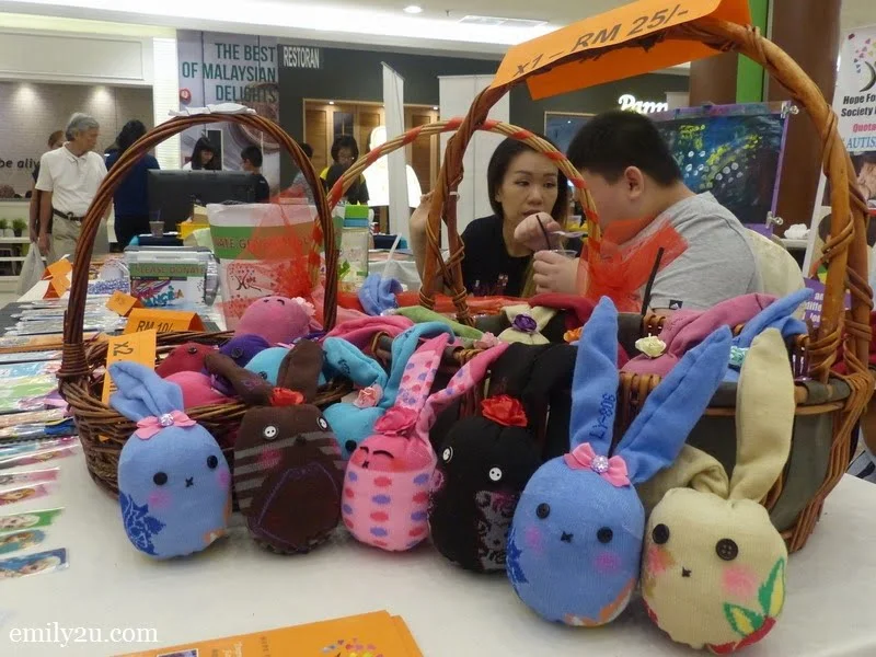 9. the sales booth of Hope For Autism Society