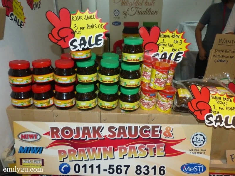 15. famous Penang rojak sauce & prawn paste