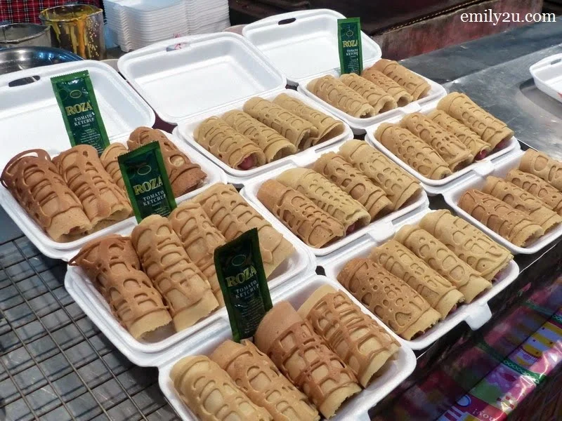 4. rolled crispy pancakes