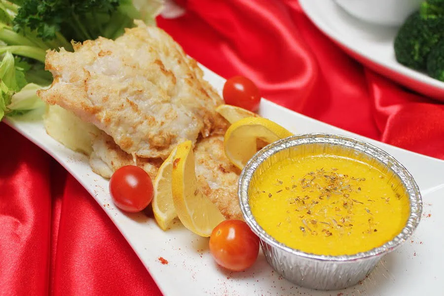 8. Grilled Fish Fillet Au Gratin