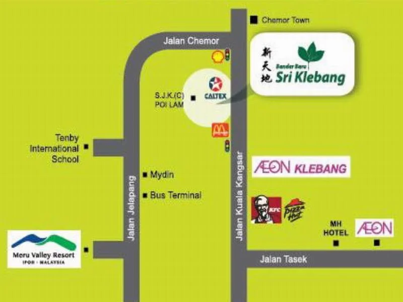 159. location map of Bandar Baru Sri Klebang (BBSK)