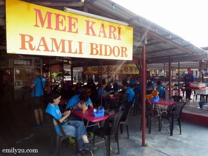 2. Mee Kari Ramli Bidor, first stop of the hunt