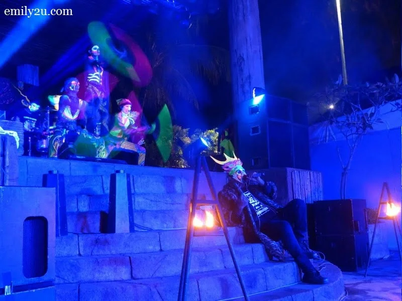 5. Lost World's in-house DJ backed by  psychedelic dancers