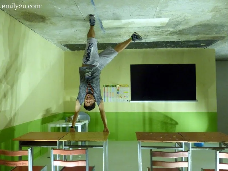 7. Amos, the upside down student