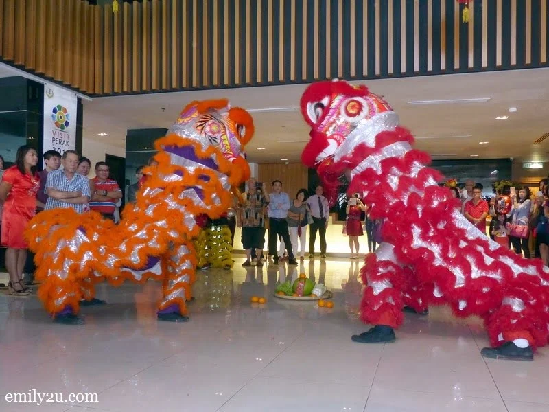 2. lion dance performance at Hotel Excelsior