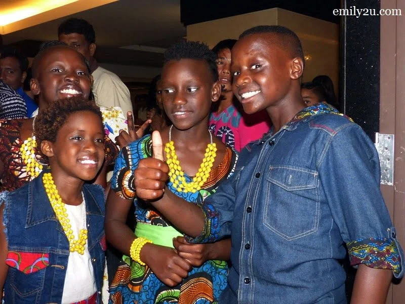 14. some of the children after their performance