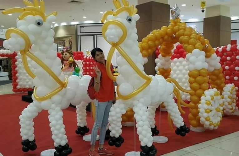 Mega Fantasy-Themed Balloon Sculpture