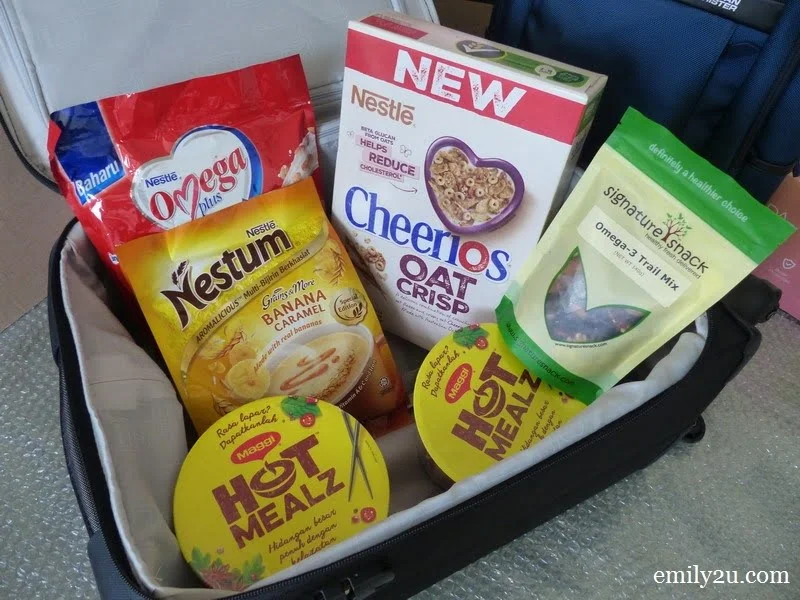 3. all foodstuff packed and I am ready to go