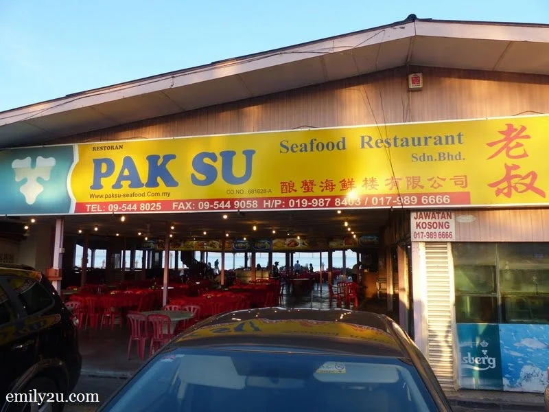1. Pak Su Seafood Restaurant in Kuantan, Pahang