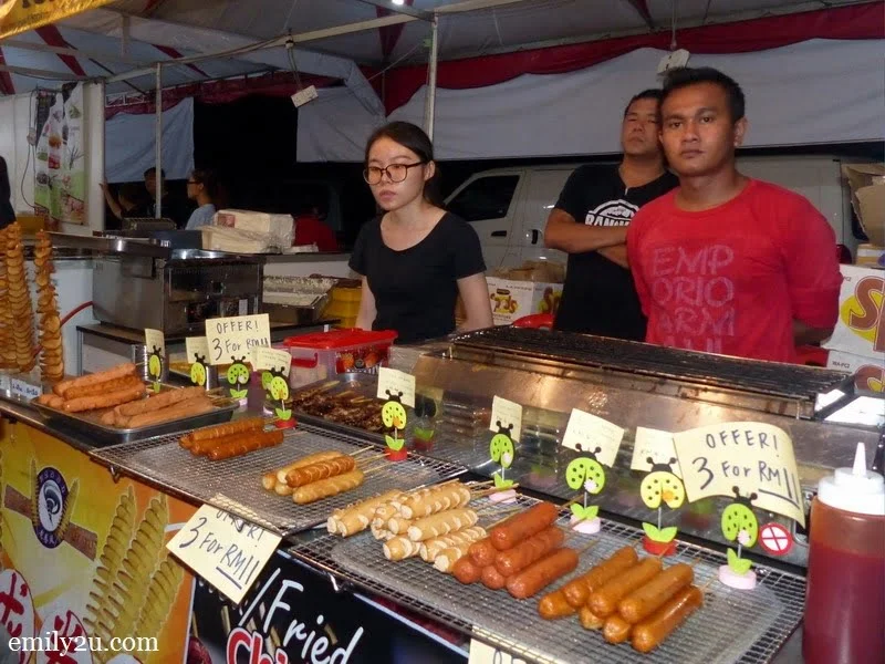 12. chips and sausages