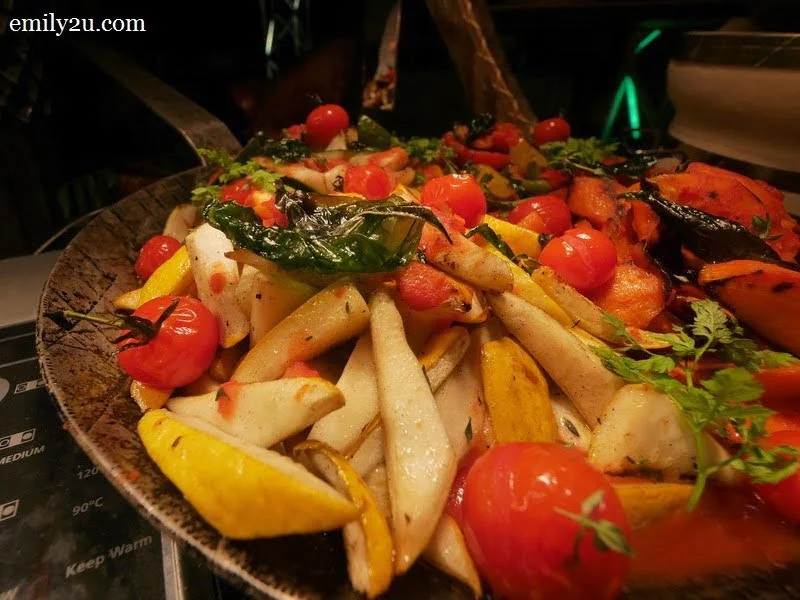 2. chargrilled mixed vegetables