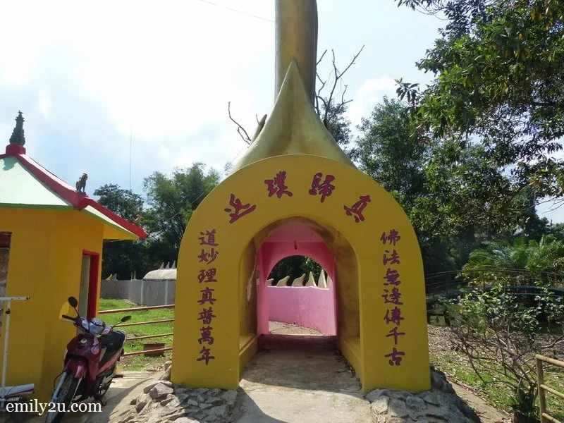 2. enter by the tail of the dragon