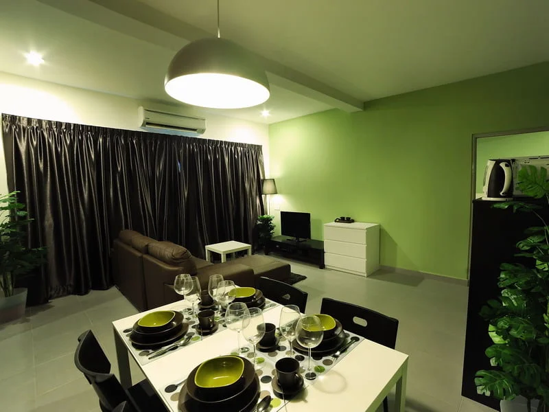 two-bedroom suite - living room