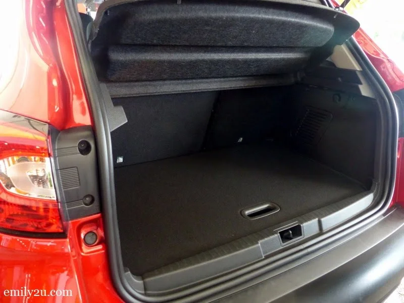 8. boot is surprisingly spacious - this is the top level