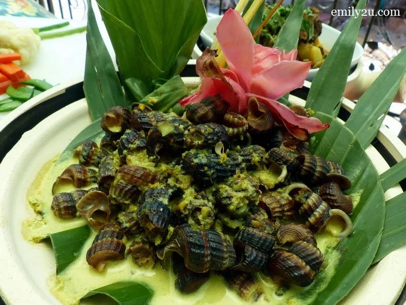9. siput belitung masak lemak cili padi
