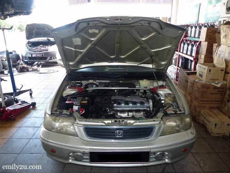 3. run the engine idly for 15 minutes