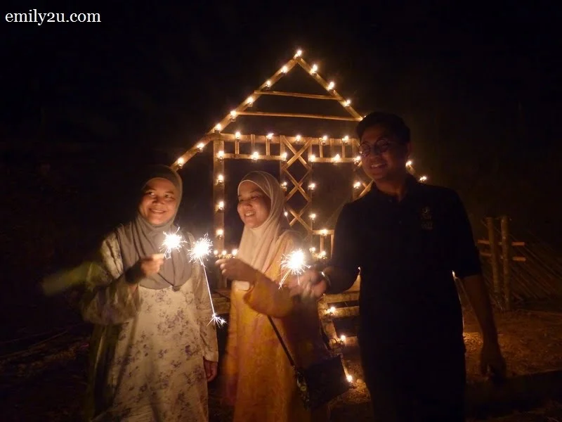 4. Hari Raya postcards in the making