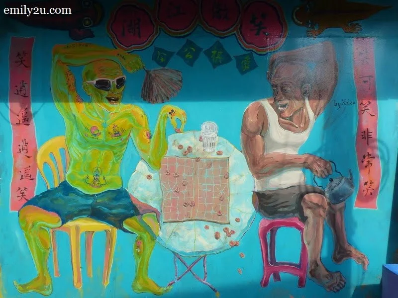7. a wall mural