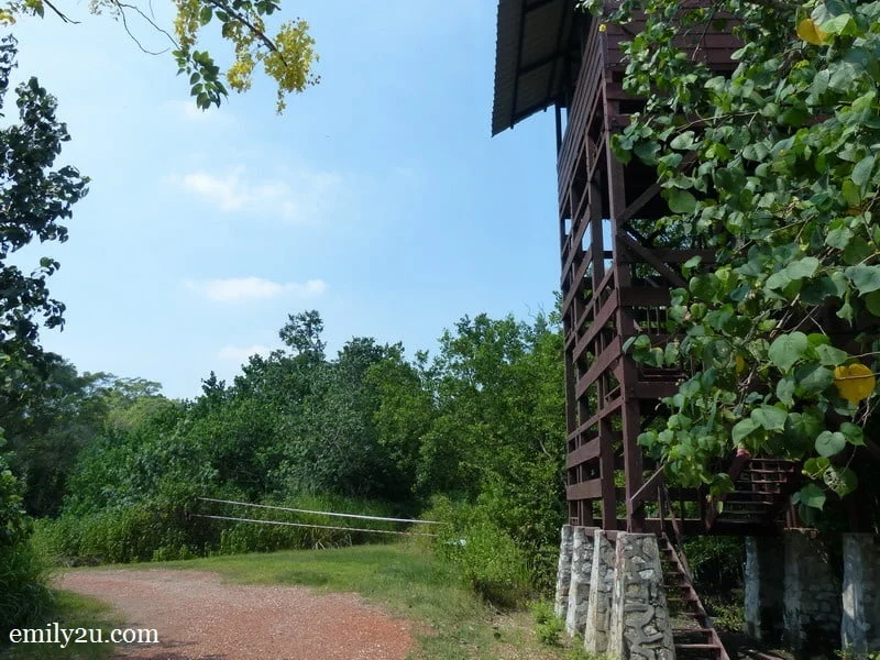 9. one of the two observation towers