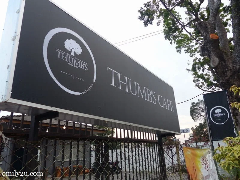 9. Thumb's Café signage 