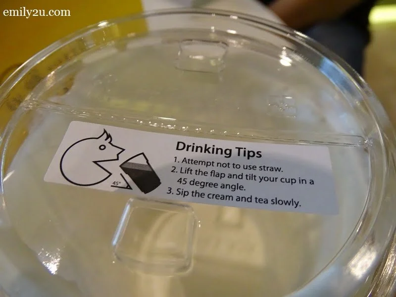 3. this is how you drink tea at Tokyo Secret