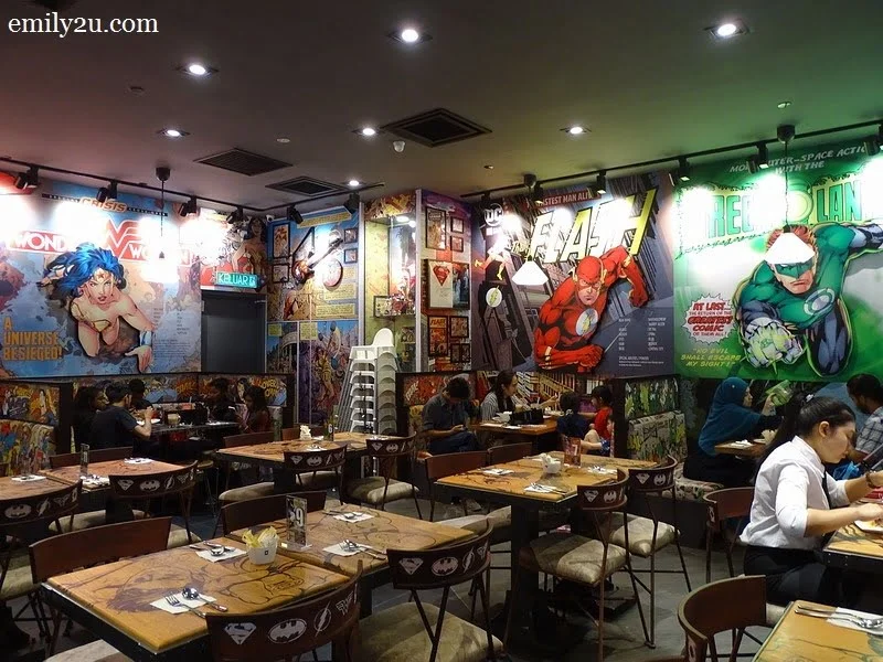 4. super hero-themed café